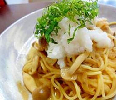 しめじと大根おろしの和風パスタ☆